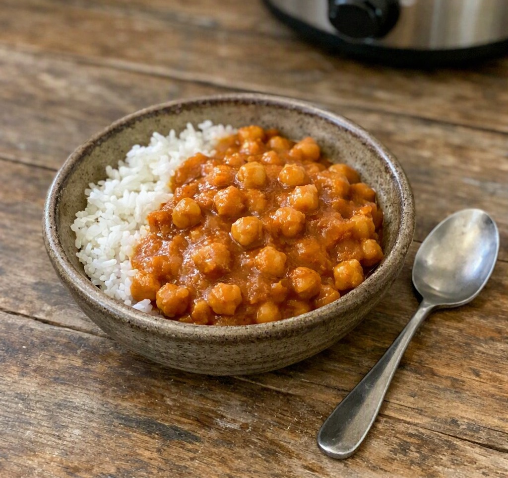 Slow Cooker Chickpea Curry